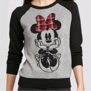 Retro Disney Minnie Mouse Graphic Pullover Sweater Sz M‎ shabby chic